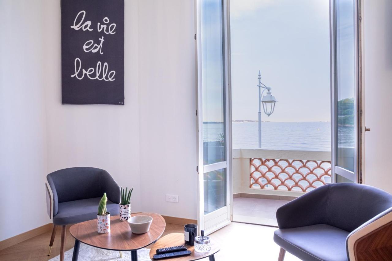 " Nid D'Amour " Evasion De Reve - Pieds Dans L'Eau Face A La Mer Cannes Exterior foto